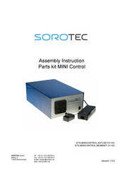 Sorotec MINI Control Assembly Instruction Manual