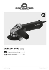 Eisenblatter VARILEX 1100 Original Instructions Manual
