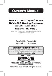 Tripp Lite U457-1M2-NVME-L Owner's Manual