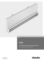 Kampmann KSW Assembly, Installation And Operating Instructions