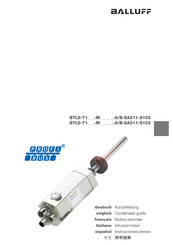 Balluff PROFI BUS BTL5-T1 M Series Condensed Manual
