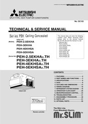 Mitsubishi Electric Mr.SLIM PEH-2.5EKHA2.TH Technical & Service Manual