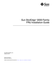 Sun Microsystems StorEdge 3000 Family Installation Manual
