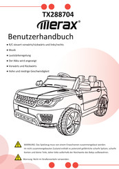 Merax TX288704 Manual Book
