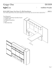 Geiser One 1BS911 Installation Principles
