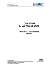 Idex Trebor QA1V480P10-AD Operation & Maintenance Manual