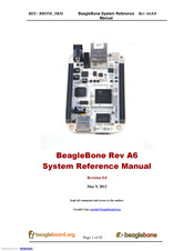 BeagleBone A3 System Reference Manual