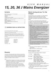 Tru-Test 36 J RE User Manual