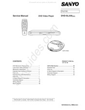 Sanyo DVD-SL330 Service Manual