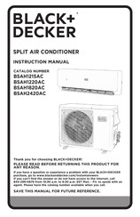 Black & Decker BSAH1215AC Instruction Manual