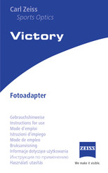Zeiss Victory Instructions For Use Manual
