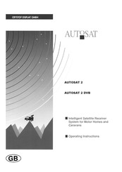 Crystop AUTOSAT 2 DVB Operating Instructions Manual
