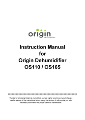 Origin OS165 Instruction Manual