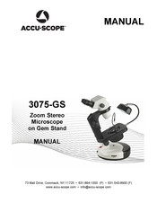 Accu-Scope 3075-GS Manual