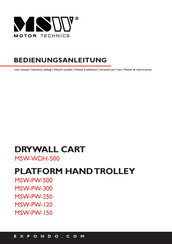 MSW Motor Technics MSW-PW-500 User Manual