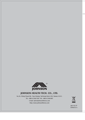 JOHNSON HEALTH TECH. T8000E Instructions Manual