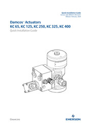 Emerson Damcos KC 400 Quick Installation Manual
