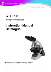 OPTO-EDU A12.1303 Instruction Manual