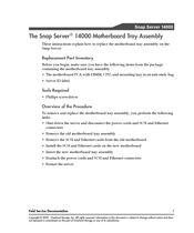 Overland Storage Snap Server 14000 Assembly