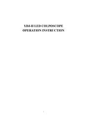 Alltion YDJ-II Operation Instruction Manual