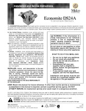 Midco Economite DS24A Installation And Service Instructions Manual