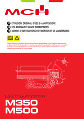 MCH M350 Use And Maintenance Instructions
