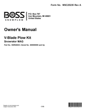 Boss SNR24023 Owner's Manual