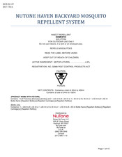 NuTone HAVEN Manual