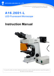 OPTO-EDU A16.2601-L Instruction Manual
