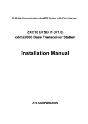 Zte ZXC10 BTSB I1 Installation Manual
