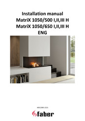 Faber MatriX 1050/650-I Installation Manual