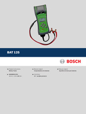 Bosch BAT 125 Original Instructions Manual