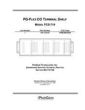 PairGain FCS-719 Manual