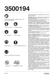 VonHaus 3500194 Manual