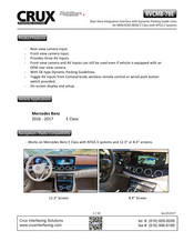 Crux RVCMB-78E Manual