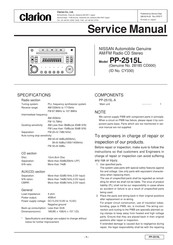 Clarion PP-2515L Service Manual
