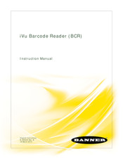 Banner IVU BCR Series Instruction Manual