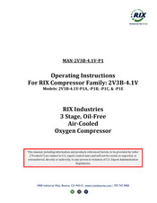 RIX Industries 2V3B-4.1V-P1B Operating Instructions Manual
