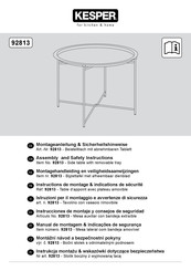 Kesper 92813 Assembly And Safety Instructions