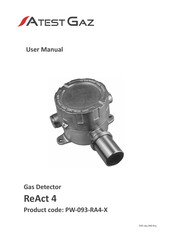 Atest Gaz ReAct 4 User Manual