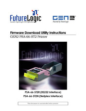 FutureLogic GEN2 PSA-66-ST2R Instructions Manual