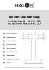 HAGOR Info-Tower Dual XLB Installation Manual