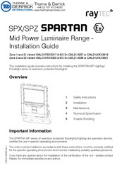 Raytec SPARTAN MP Series Installation Manual