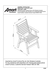 Amart Furniture GERALDTON 62259 Assembly Instruction Manual