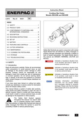 Enerpac EBC20E Instruction Sheet