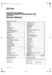 FUNAI D8B-N8110ZB Owner's Manual