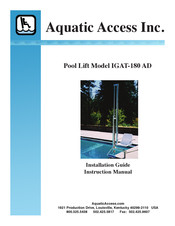 Aquatic Access IGAT-180 AD Installation Manual / Instruction Manual