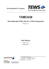 Tews Technologies TXMC638 User Manual