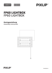 Pixlip FP60 LIGHTBOX Assembly Instruction Manual