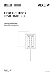 Pixlip FP50 LIGHTBOX Assembly Instruction Manual